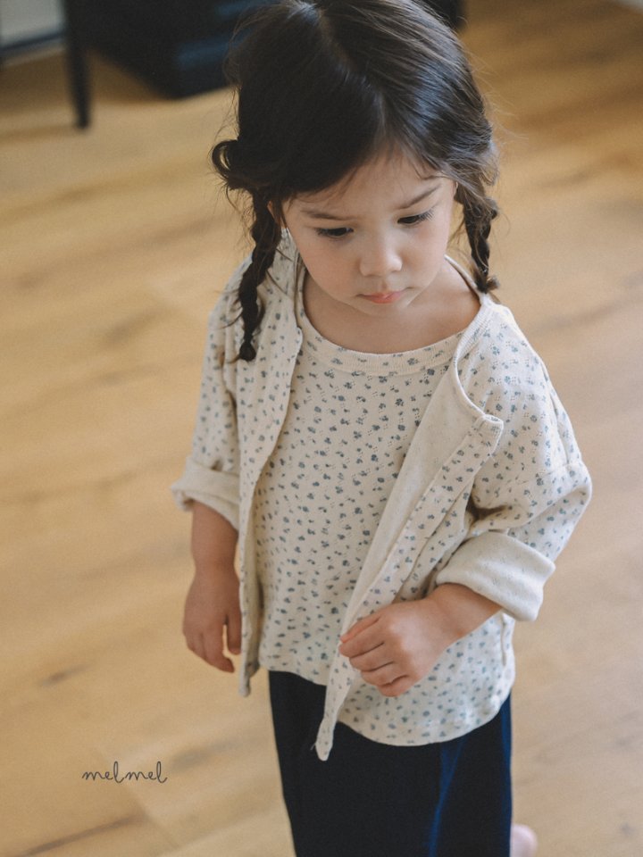 Melmel - Korean Children Fashion - #fashionkids - Flower Cardigan