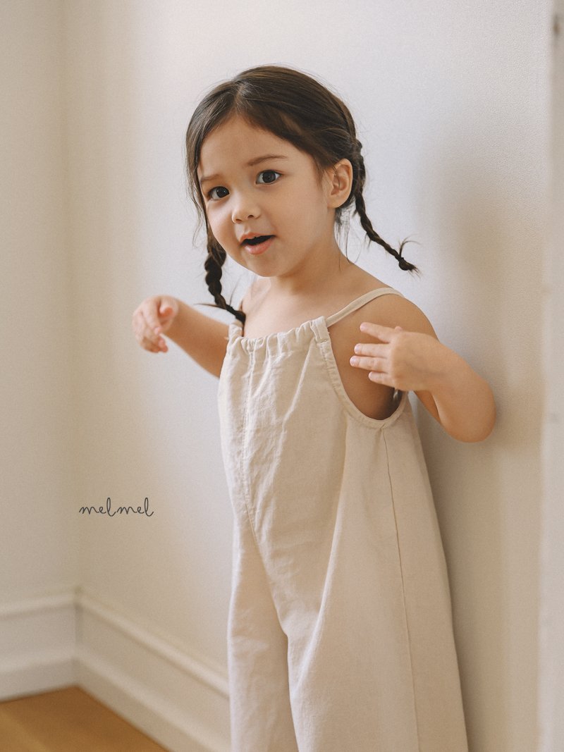 Melmel - Korean Children Fashion - #fashionkids - Linen Overalls - 11