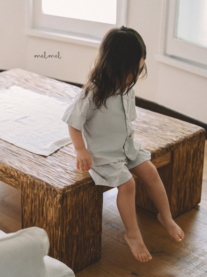 Melmel - Korean Children Fashion - #kidzfashiontrend - Shirt Set-up
