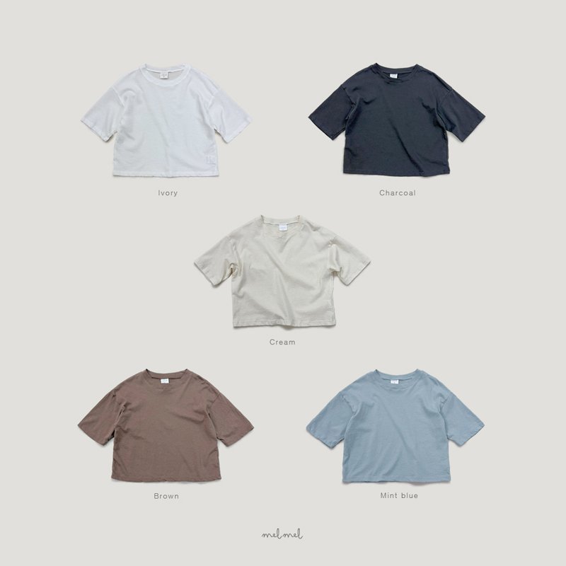 Melmel - Korean Children Fashion - #magicofchildhood - Basic Tee - 12