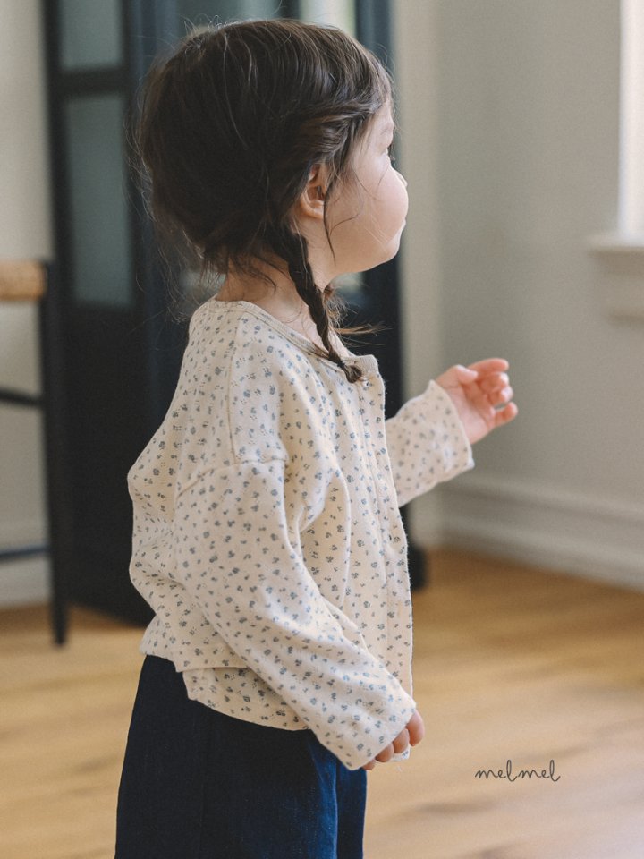 Melmel - Korean Children Fashion - #minifashionista - Flower Cardigan - 8