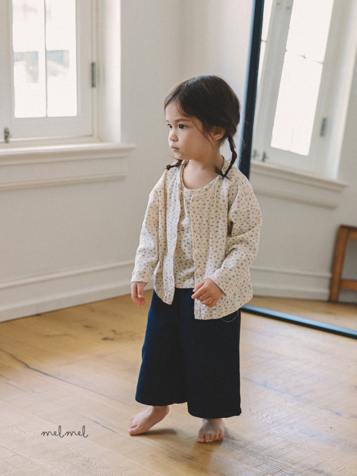 Melmel - Korean Children Fashion - #prettylittlegirls - Flower Cardigan - 9