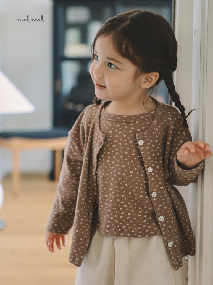 Melmel - Korean Children Fashion - #prettylittlegirls - Stitch Flower Sleeveless - 8