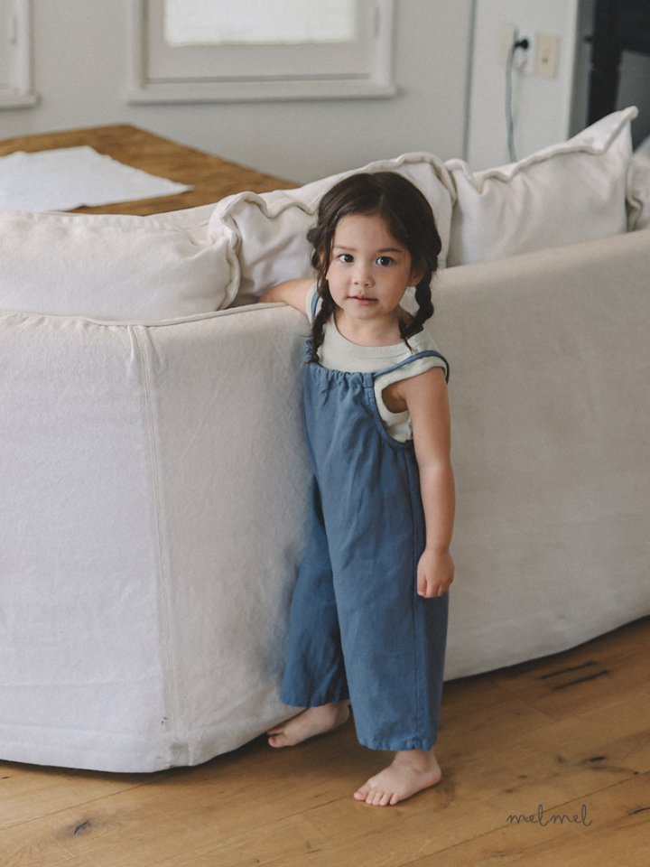 Melmel - Korean Children Fashion - #prettylittlegirls - Linen Overalls - 5