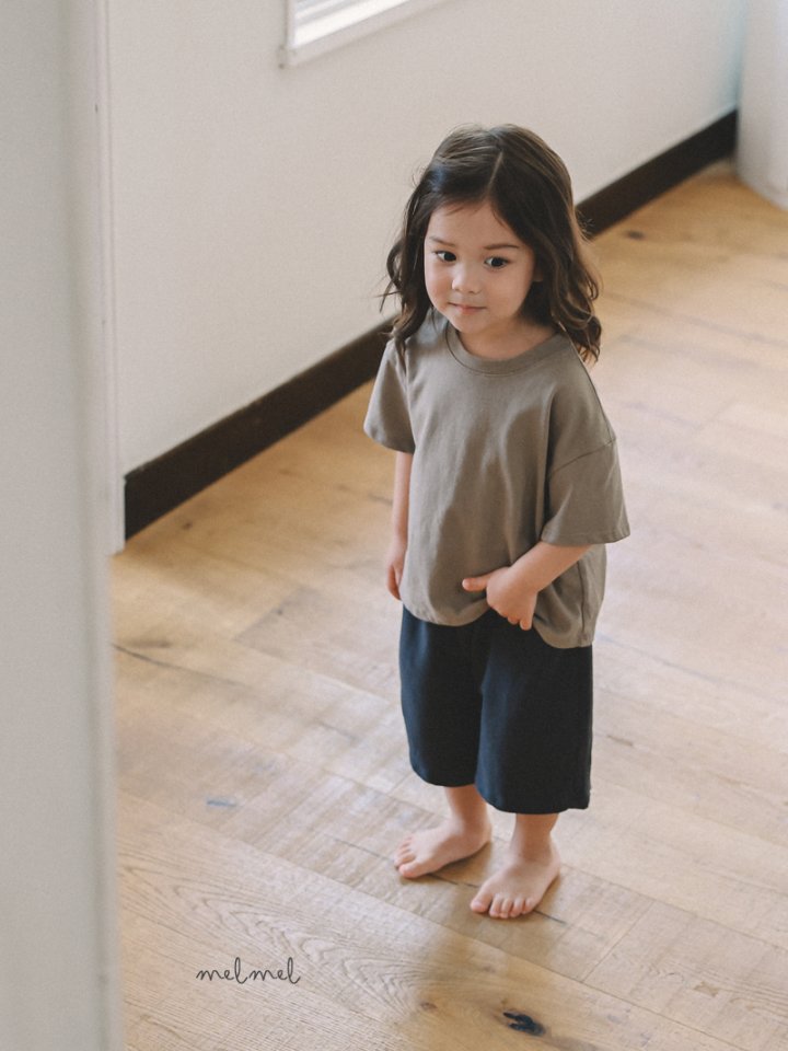 Melmel - Korean Children Fashion - #prettylittlegirls - Loose Fit Short Sleeve Tee - 3