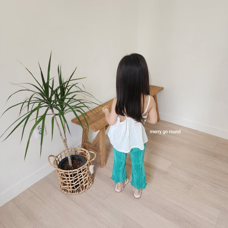 Merry Go Round - Korean Children Fashion - #Kfashion4kids - Pleats Bootcut Pants - 8