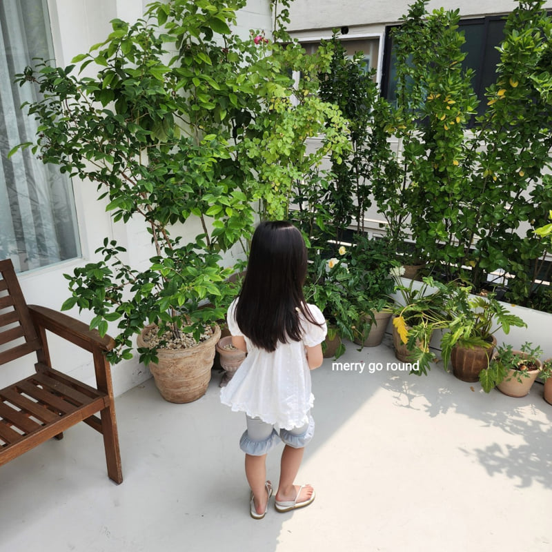 Merry Go Round - Korean Children Fashion - #childofig - Floral Embroidery Blouse - 5
