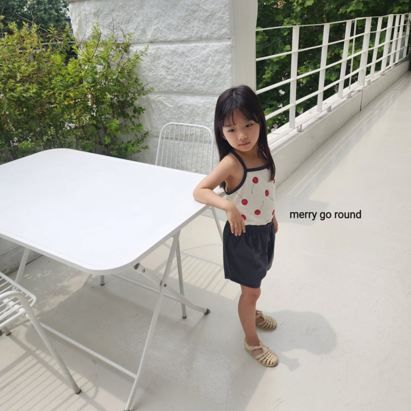 Merry Go Round - Korean Children Fashion - #kidzfashiontrend - Cherry Set - 6