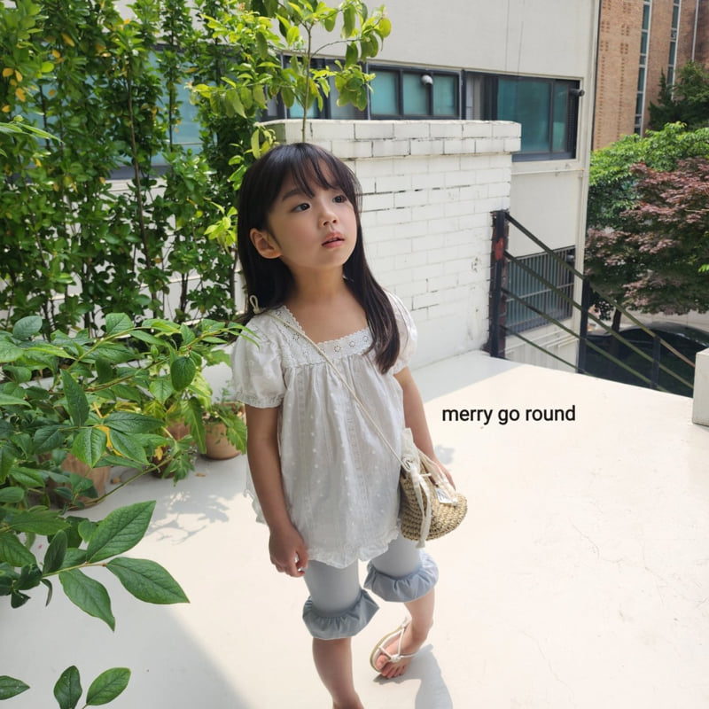 Merry Go Round - Korean Children Fashion - #kidsstore - Span Frill Shorts - 4