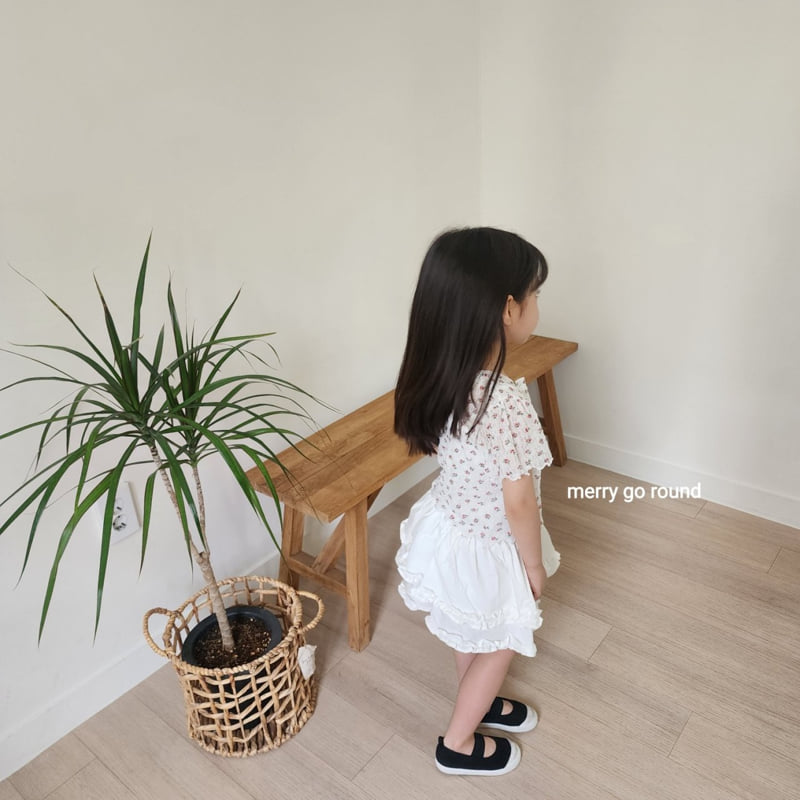 Merry Go Round - Korean Children Fashion - #kidzfashiontrend - Rose Cardigan Set - 11