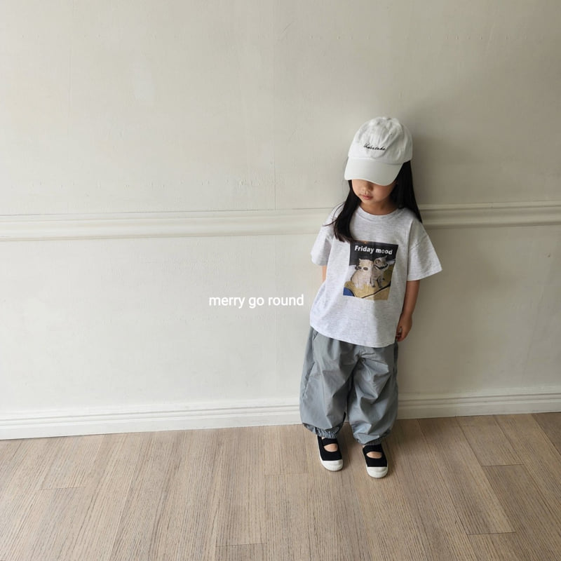 Merry Go Round - Korean Children Fashion - #magicofchildhood - Cat Mood Tee - 10