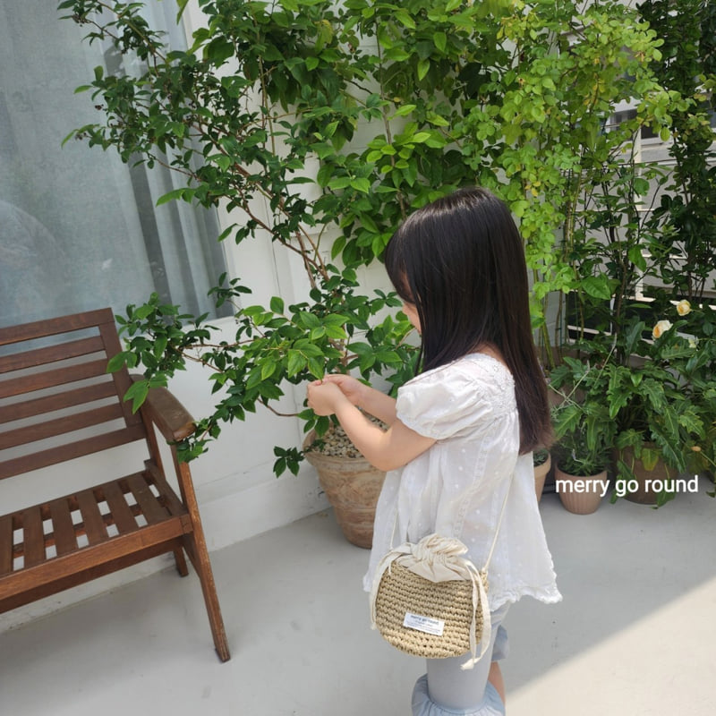 Merry Go Round - Korean Children Fashion - #minifashionista - Floral Embroidery Blouse - 4
