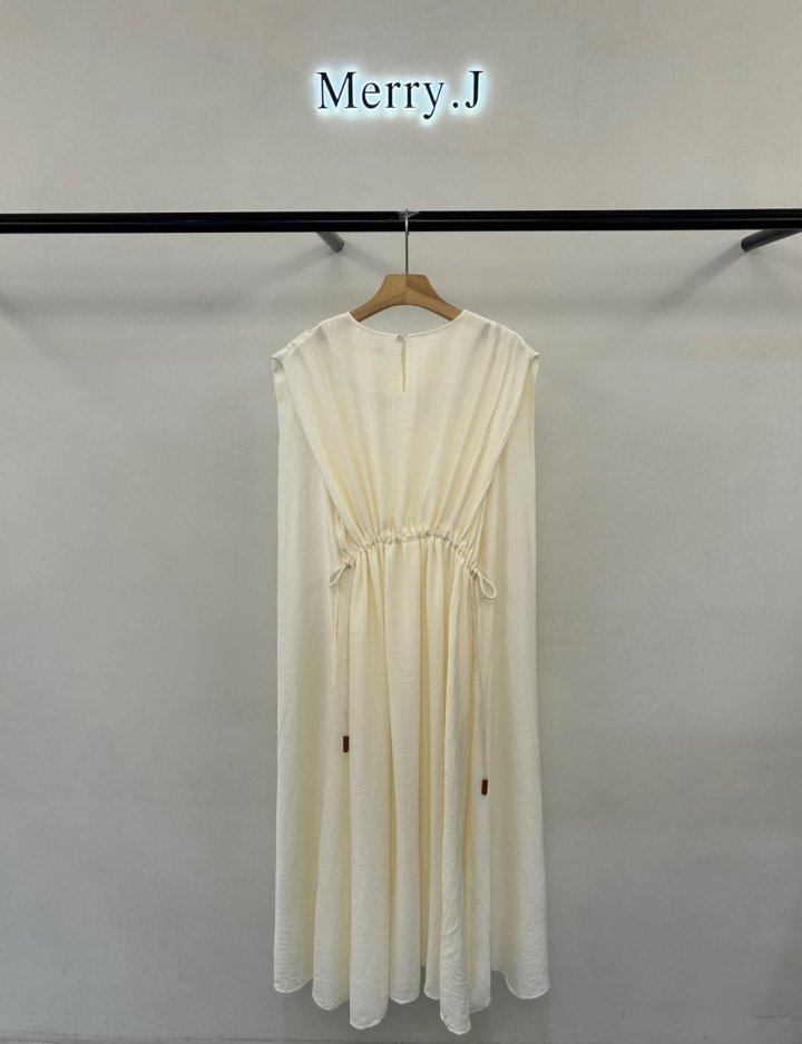 Merry J - Korean Women Fashion - #momslook - Pleated Goddess One-piece - 10