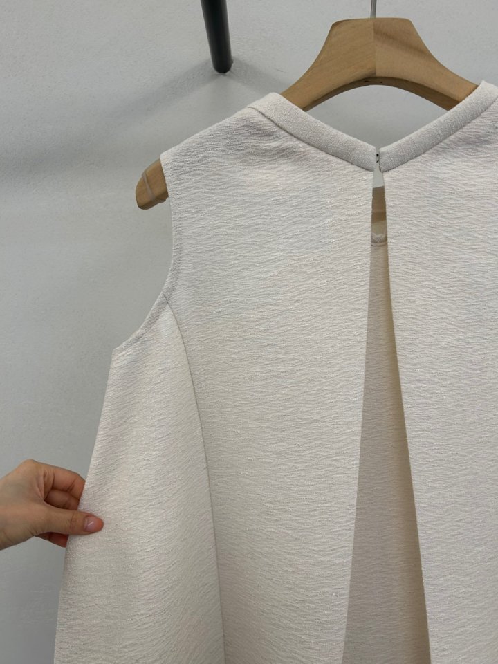 Merry J - Korean Women Fashion - #momslook - Summer Tweed Flare Blouse - 7