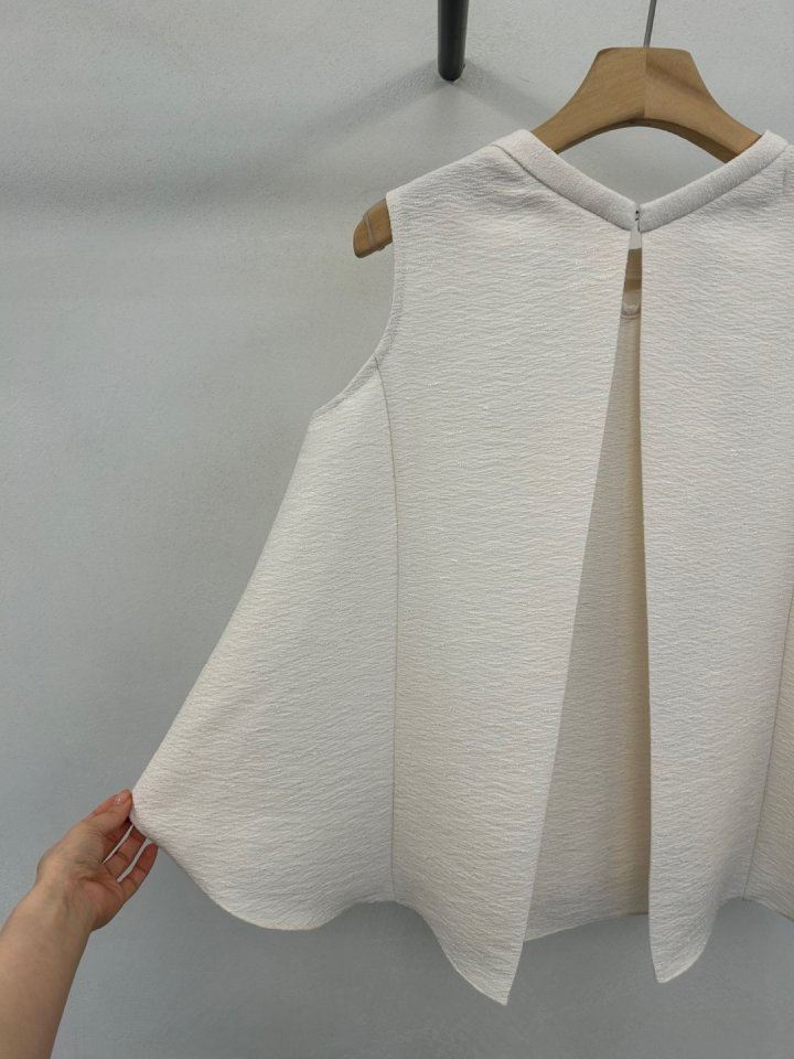 Merry J - Korean Women Fashion - #momslook - Summer Tweed Flare Blouse - 9