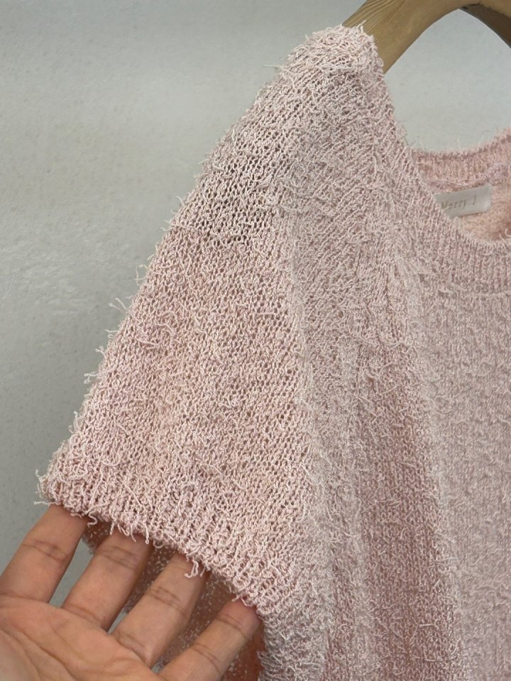 Merry J - Korean Women Fashion - #momslook - Cotton Candy Short Sleeve Knit - 10