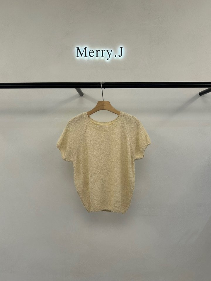 Merry J - Korean Women Fashion - #womensfashion - Cotton Candy Short Sleeve Knit - 4