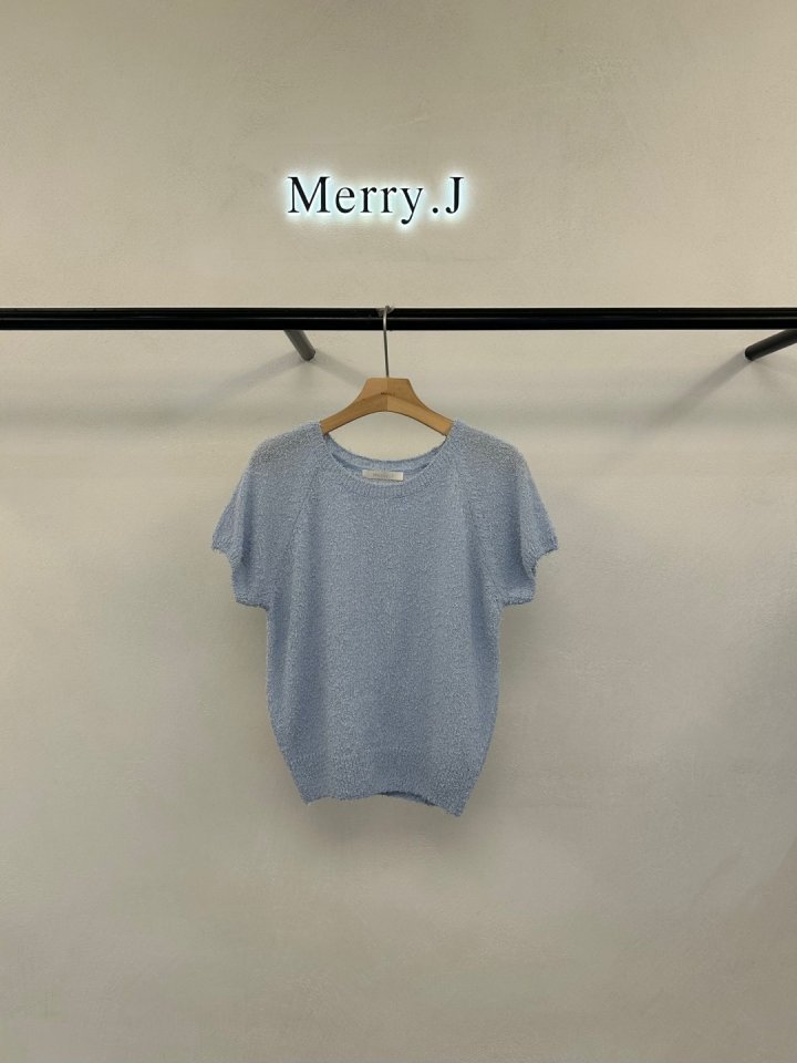 Merry J - Korean Women Fashion - #momslook - Cotton Candy Short Sleeve Knit - 6