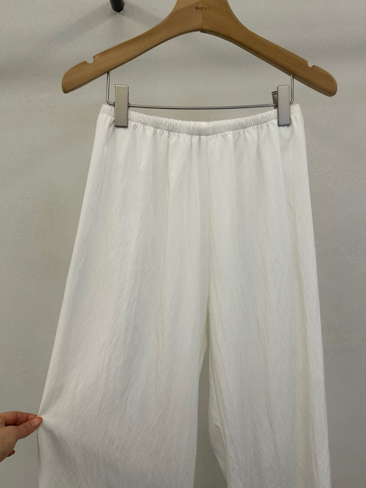 Merry J - Korean Women Fashion - #momslook - Salt Banding Pants - 9