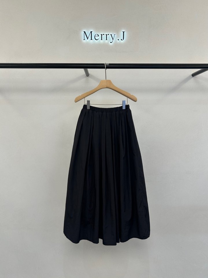 Merry J - Korean Women Fashion - #momslook - Prague Shirred Skirt - 2