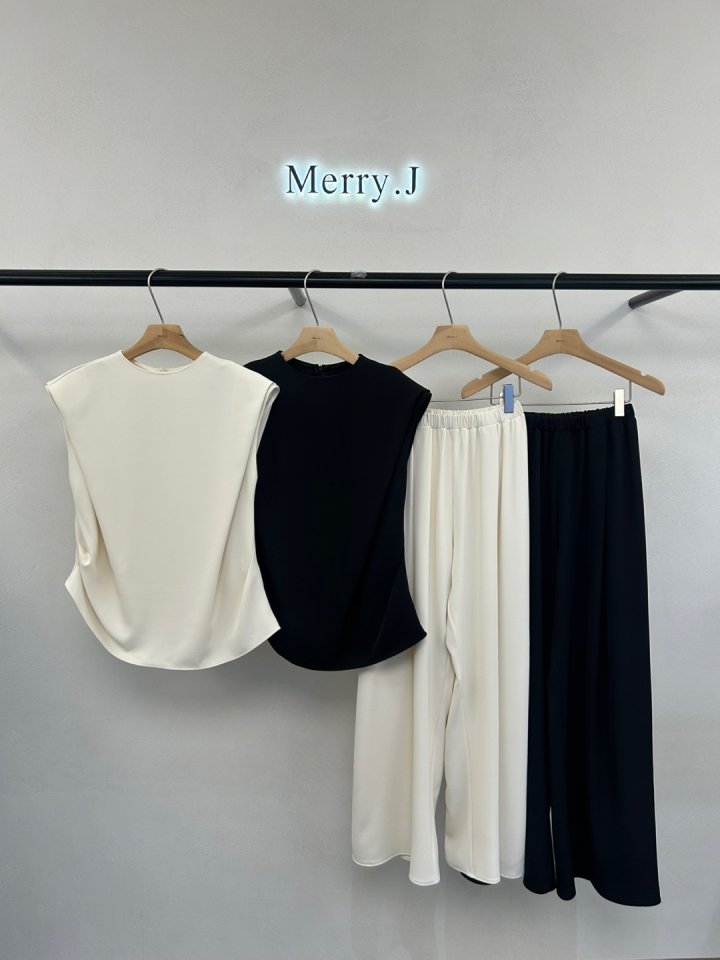 Merry J - Korean Women Fashion - #momslook - Cooling Drape Blouse