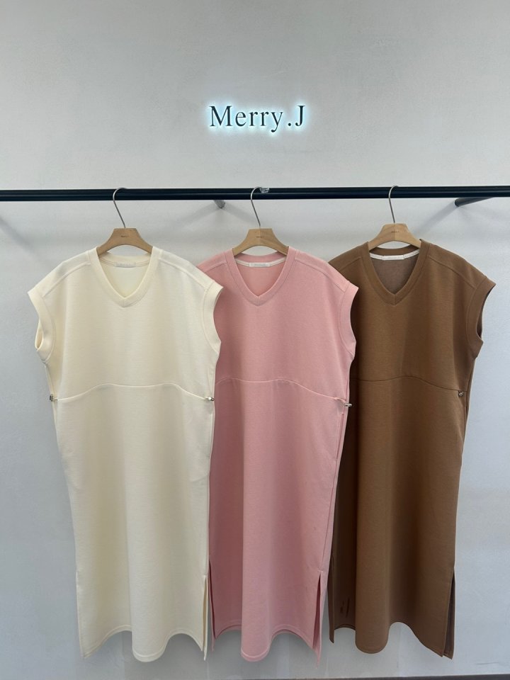 Merry J - Korean Women Fashion - #momslook - Gelato Drawstring One-piece - 2