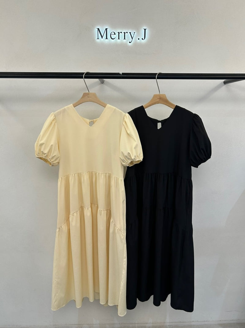 Merry J - Korean Women Fashion - #momslook - Seersucker One-piece