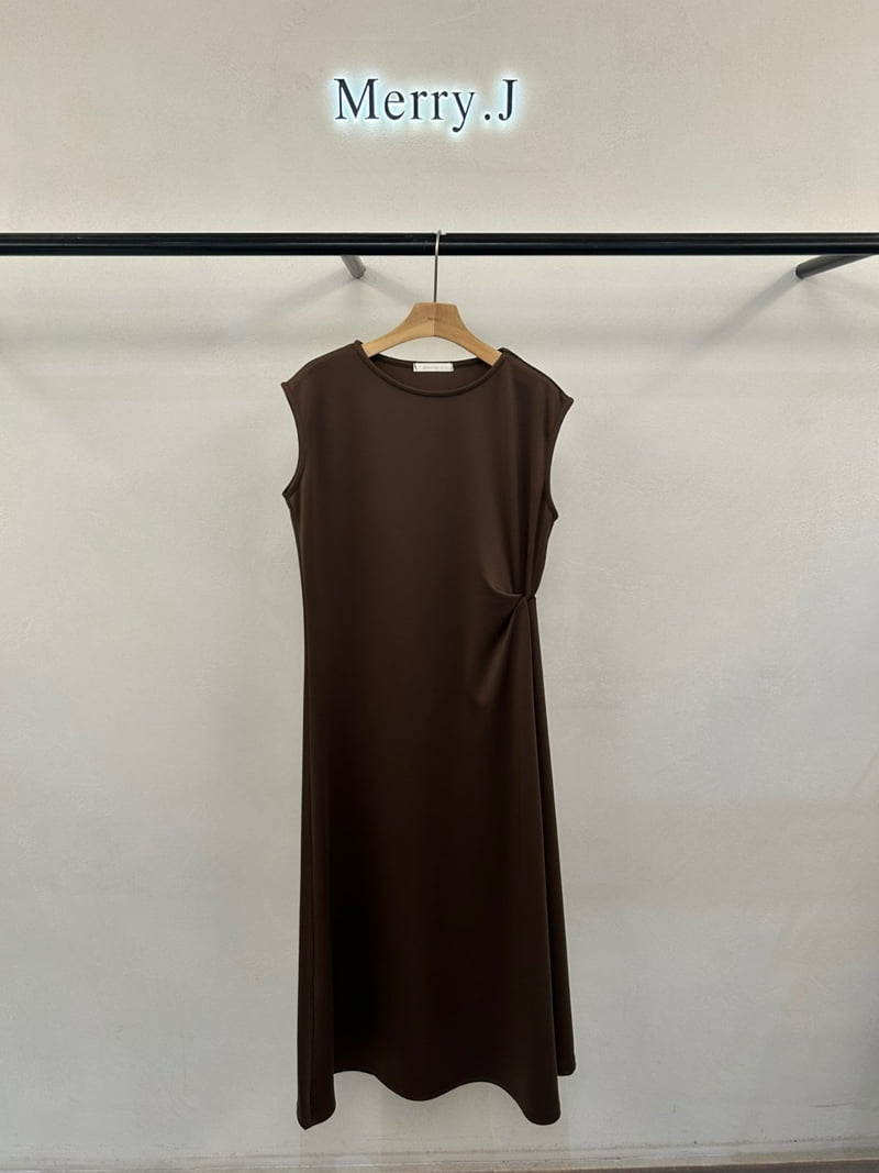 Merry J - Korean Women Fashion - #momslook - Twist Detail One-piece - 5