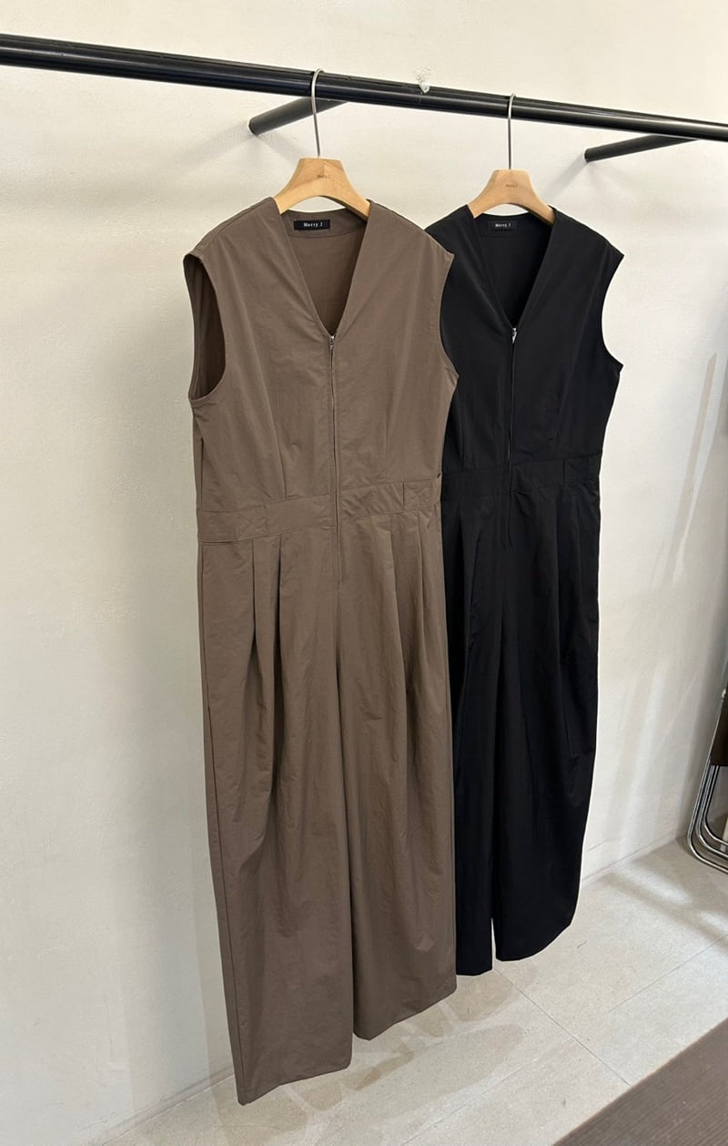 Merry J - Korean Women Fashion - #restrostyle - French Jumpsuit - 2