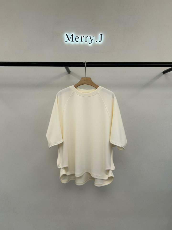 Merry J - Korean Women Fashion - #romanticstyle - Jenne Loose Tee - 7