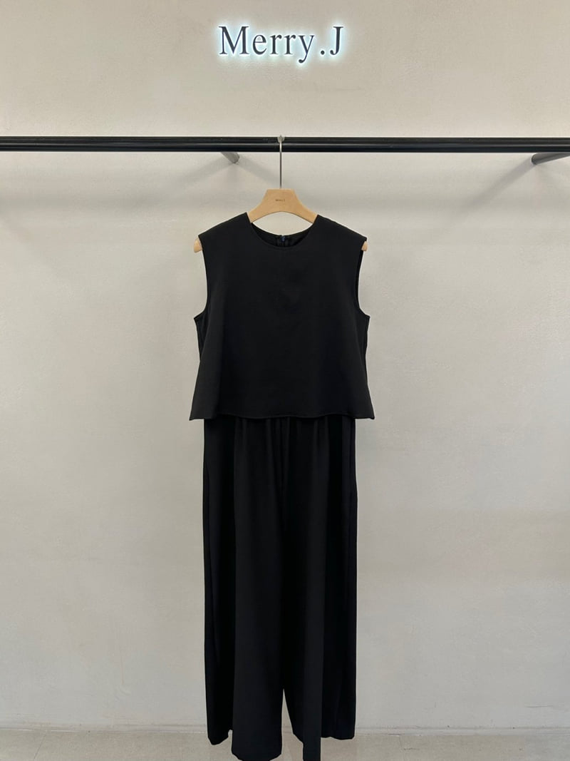 Merry J - Korean Women Fashion - #romanticstyle - Camus Jumpsuit - 5