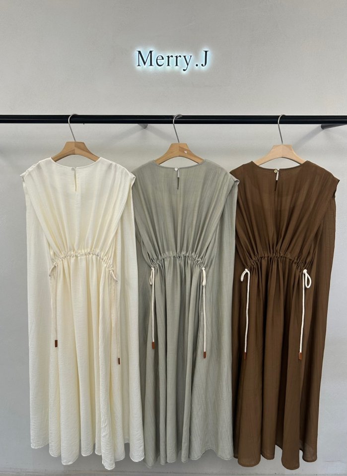 Merry J - Korean Women Fashion - #thelittlethings - Pleated Goddess One-piece