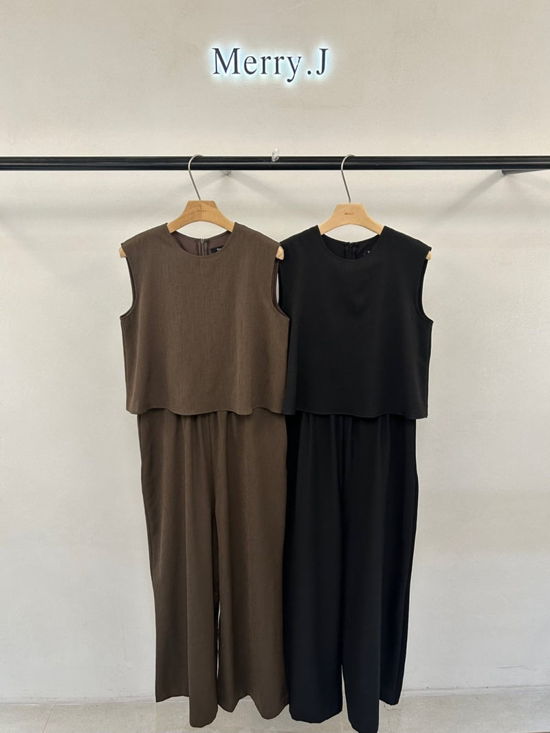Merry J - Korean Women Fashion - #vintageinspired - Camus Jumpsuit