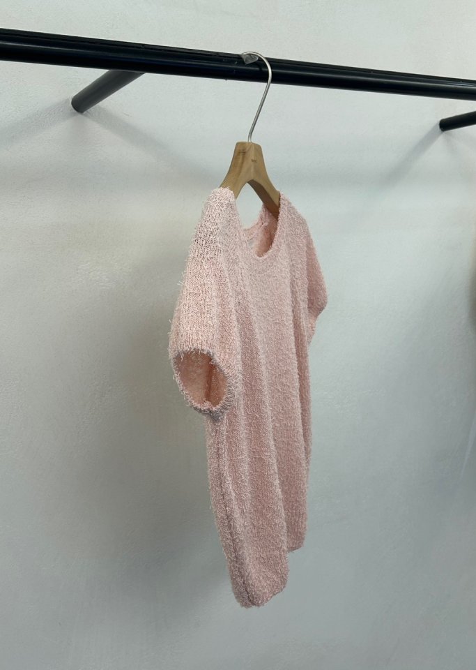 Merry J - Korean Women Fashion - #womensfashion - Cotton Candy Short Sleeve Knit - 11