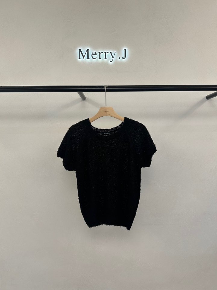 Merry J - Korean Women Fashion - #womensfashion - Cotton Candy Short Sleeve Knit - 7
