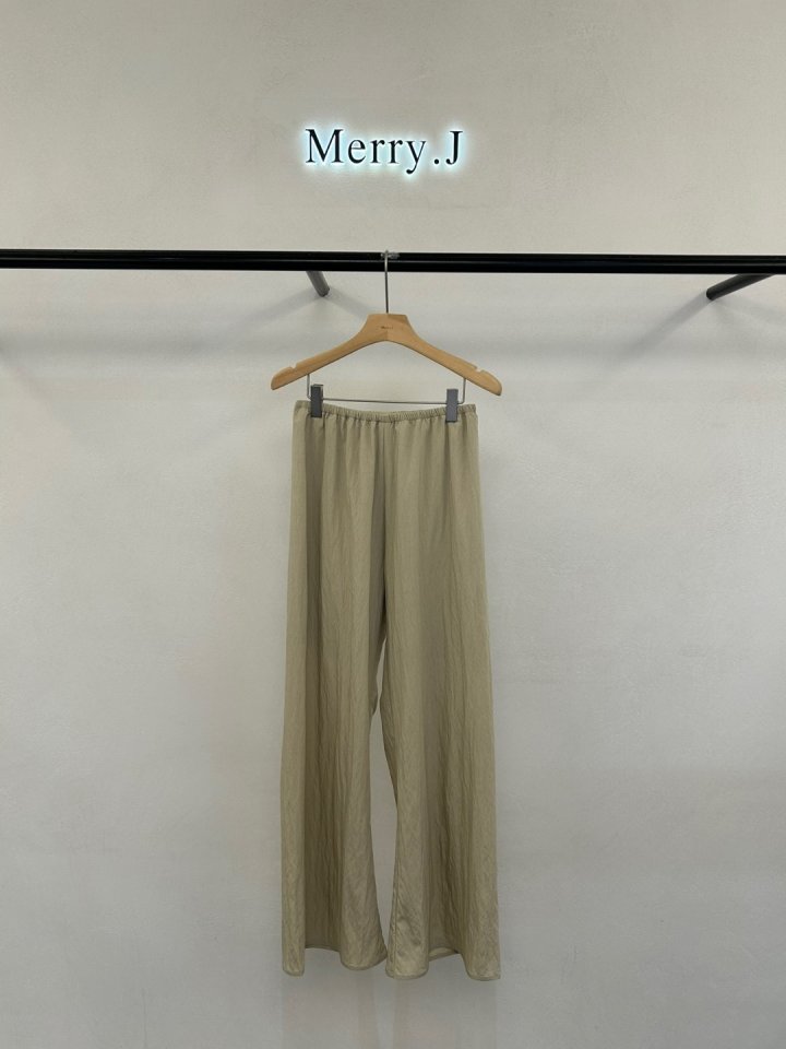 Merry J - Korean Women Fashion - #momslook - Salt Banding Pants - 4