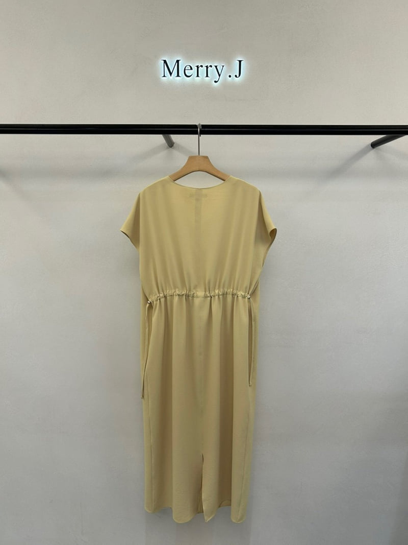 Merry J - Korean Women Fashion - #womensfashion - Flowy String One-piece - 7