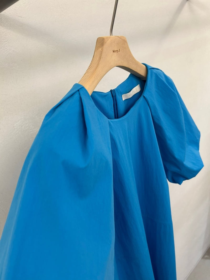 Merry J - Korean Women Fashion - #womensfashion - Tory Puff Sleeve One-piece - 7