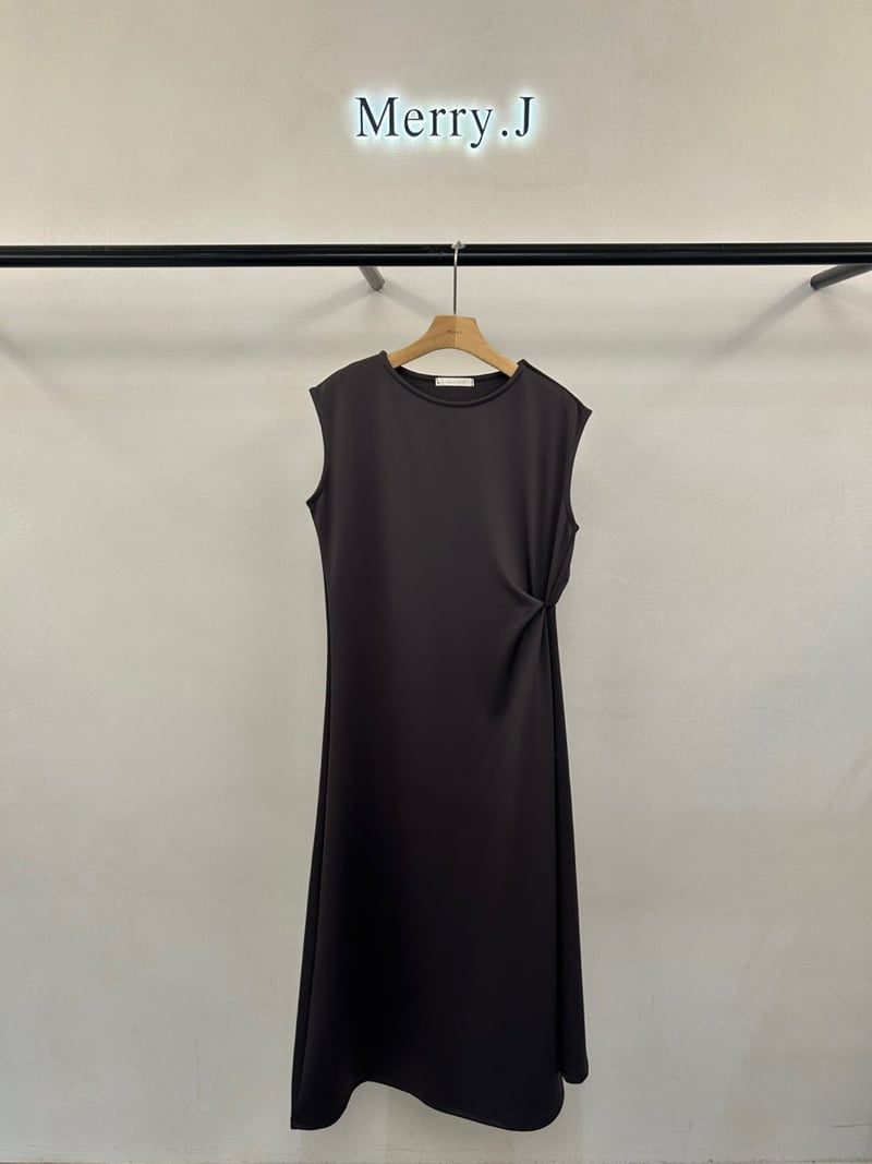 Merry J - Korean Women Fashion - #womensfashion - Twist Detail One-piece - 6