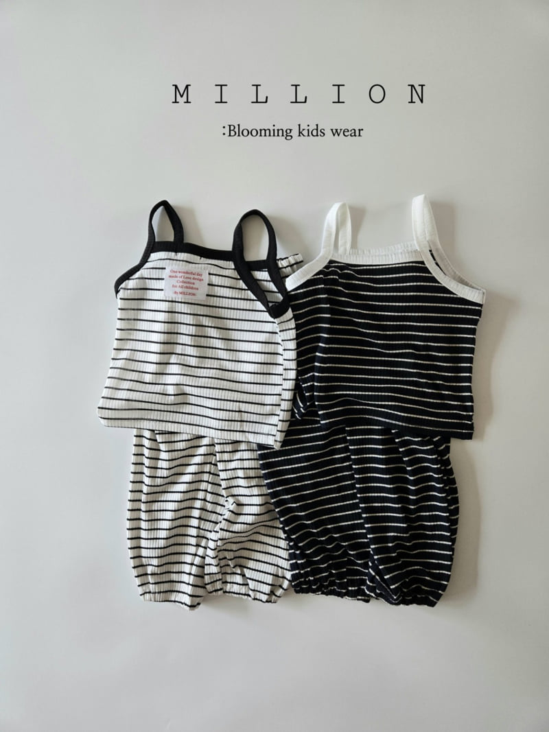 Million Dollar Baby - Korean Children Fashion - #Kfashion4kids - Vacation Stripe Set