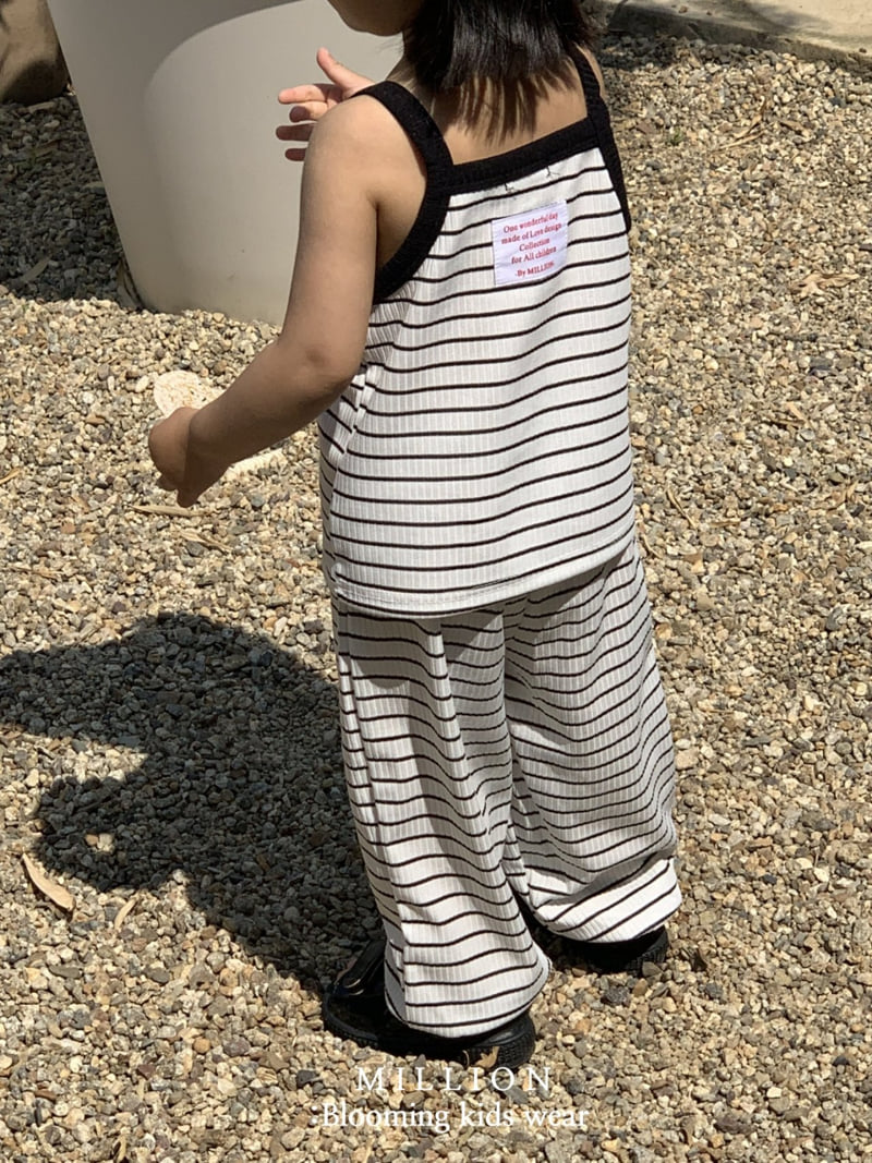 Million Dollar Baby - Korean Children Fashion - #childofig - Vacation Stripe Set - 9