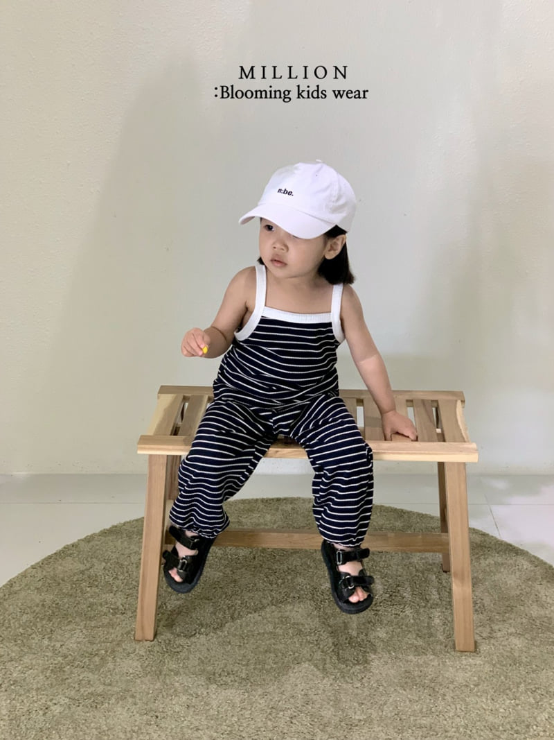 Million Dollar Baby - Korean Children Fashion - #magicofchildhood - Vacation Stripe Set - 3