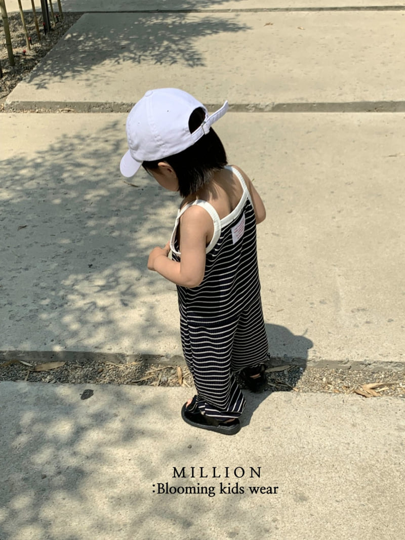 Million Dollar Baby - Korean Children Fashion - #magicofchildhood - Vacation Stripe Set - 4