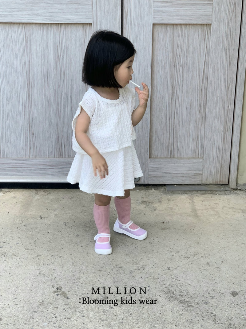 Million Dollar Baby - Korean Children Fashion - #prettylittlegirls - See-through Set (set of 3) - 7