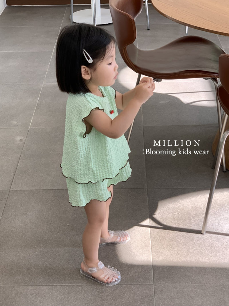 Million Dollar Baby - Korean Children Fashion - #todddlerfashion - Rose Bonbon Set - 7