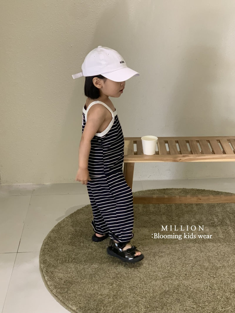 Million Dollar Baby - Korean Children Fashion - #todddlerfashion - Vacation Stripe Set - 6