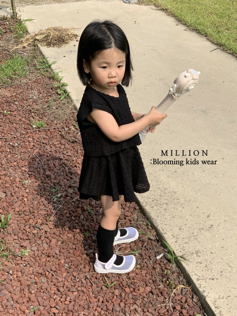 Million Dollar Baby - Korean Children Fashion - #toddlerclothing - See-through Set (set of 3) - 9