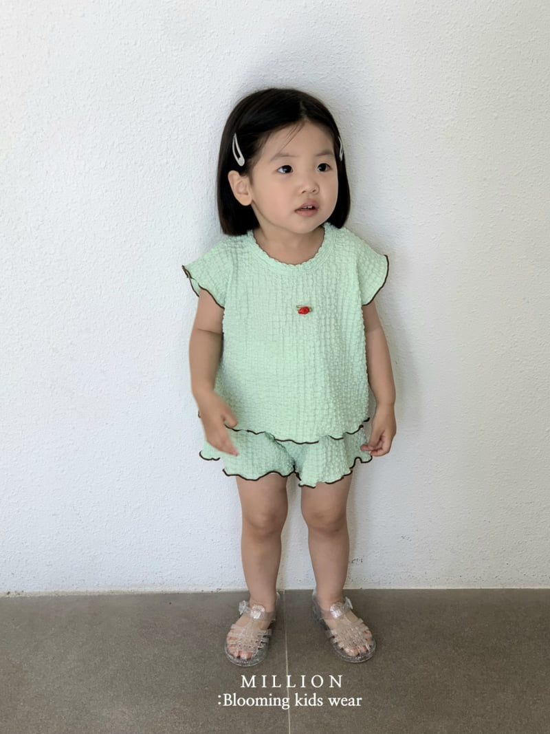 Million Dollar Baby - Korean Children Fashion - #toddlerclothing - Rose Bonbon Set - 8