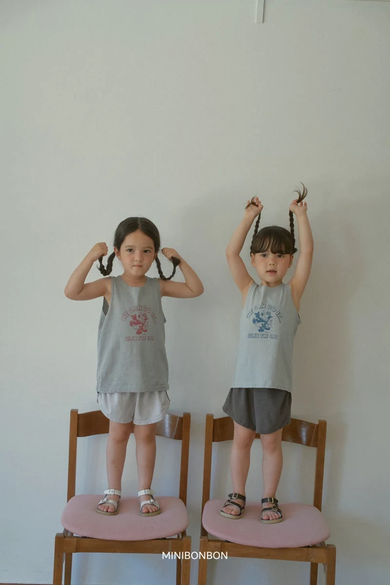 Mini Bongbong - Korean Children Fashion - #Kfashion4kids - Retro Sleeveless Top - 8