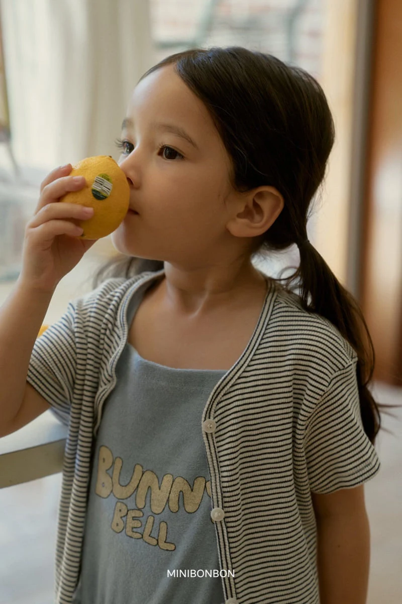 Mini Bongbong - Korean Children Fashion - #childofig - Short Sleeve Cardigan - 9